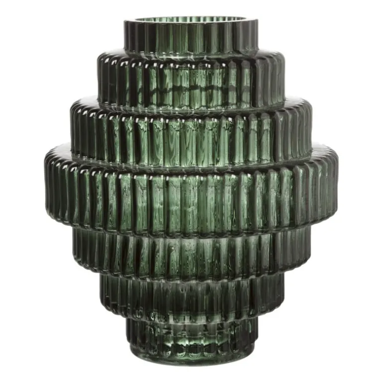 Vaas etages - groen - ø15x18 cm