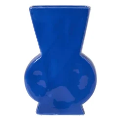 Vaas giraf - groen/blauw - 22.8x15.5x5.2 cm