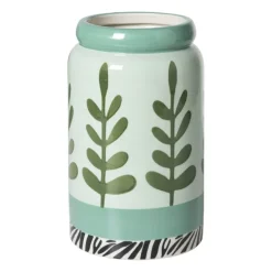 Vaas jolie - groen - ø13x22 cm