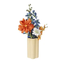 Vaas klaver - beige - ø10x18 cm