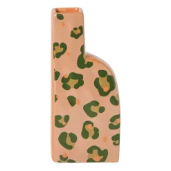 Vaas panter - roze - 23x10.5x5 cm