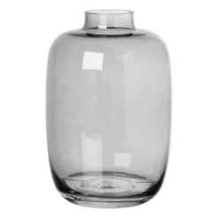 Vaas smoked middel - ø15x23 cm - grijs