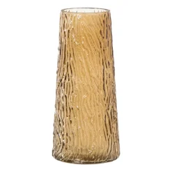 Vaas structuur - bruin - ø10.2x21.8 cm
