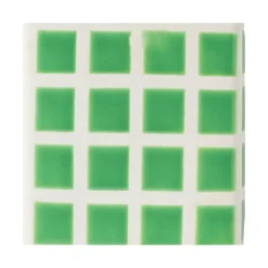 Vaas tegel groot - groen - 20x8x8 cm