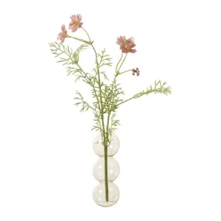 Vaas voor geurstokjes bollen - geel - ø6.5x16.5 cm