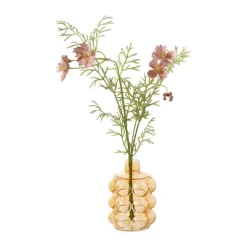 Vaas voor geurstokjes bubbels - oranje - ø8.5x11.5 cm