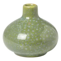 Vaasje groen - rond - ø9x9 cm