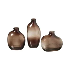 Vaasje lang - 15x7.3x5.8 cm - bruin