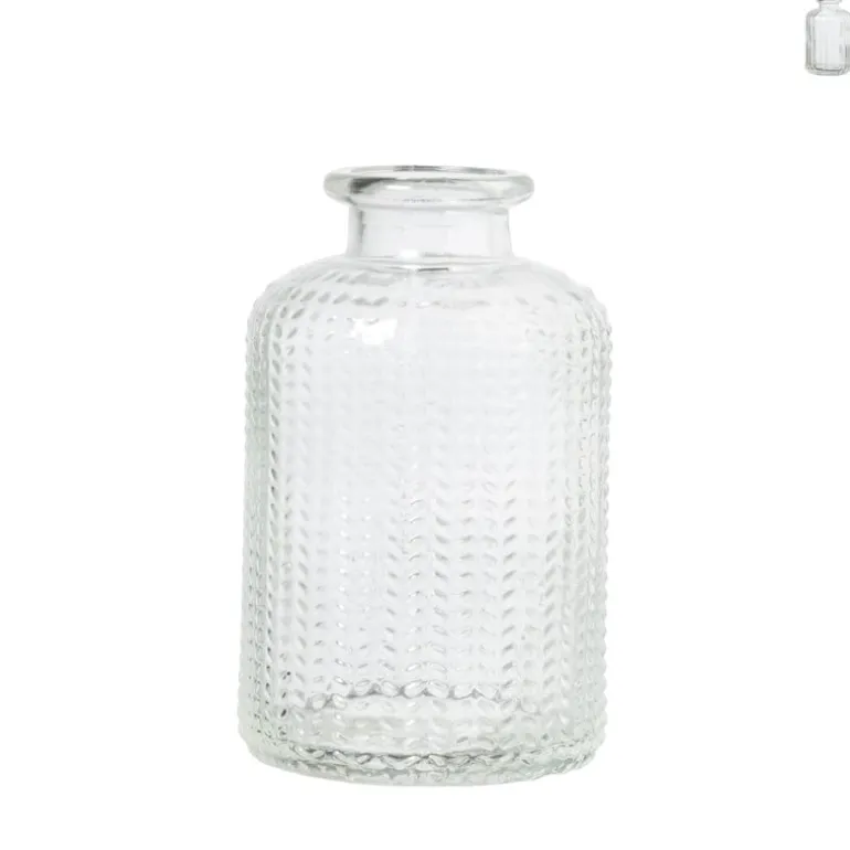 Vaasje mini - transparant - ø6.5x10 cm - diverse varianten