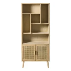 Vakkenkast Java met deuren - bruin - 170x70x33.5 cm