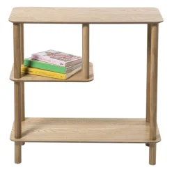 Vakkenkast Scandi laag - naturel - 75x75x30 cm