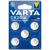 Varta lithium CR2016 batterijen - set van 5
