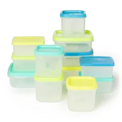 Vershoudbakjes van plastic - 250 ml - set van 4