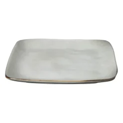 Vierkant bord Toscane - grijs - 20x20 cm