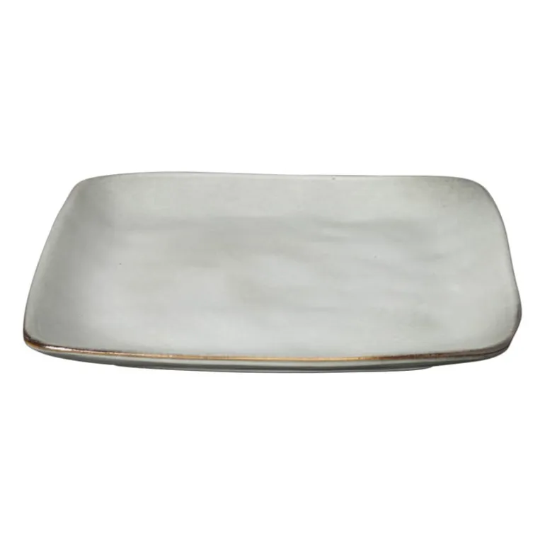 Vierkant bord Toscane - grijs - 20x20 cm