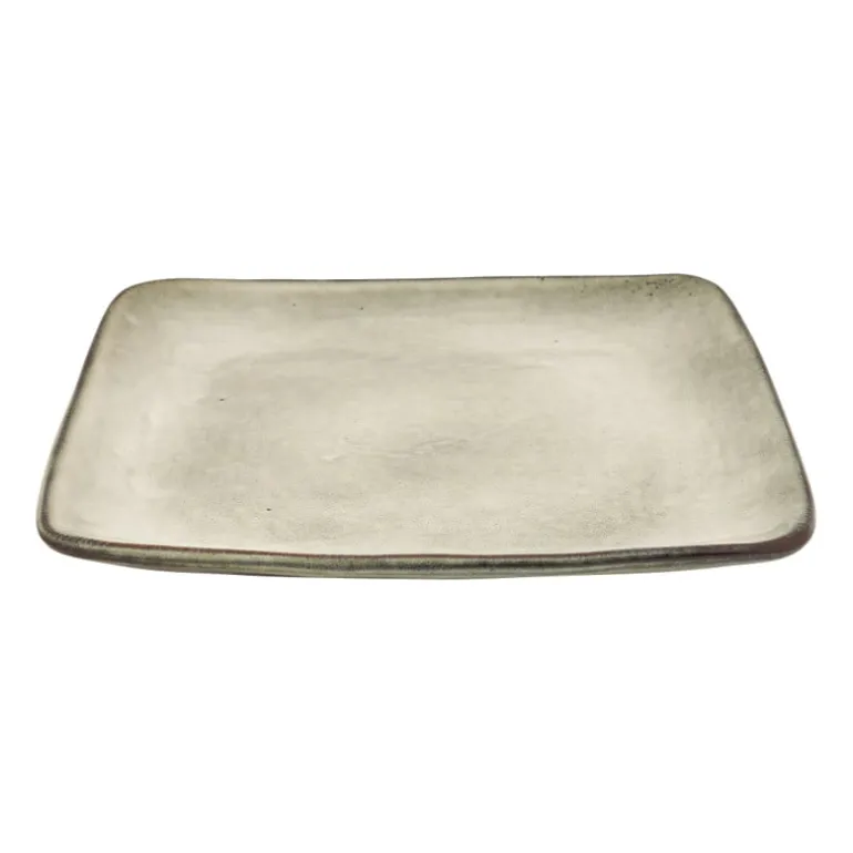 Vierkant bord Toscane - grijs - 20x20 cm