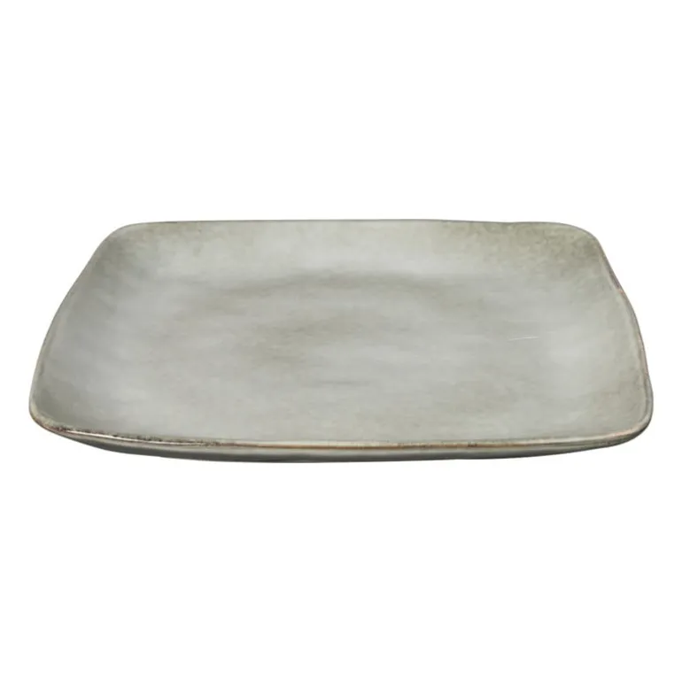 Vierkant bord Toscane - grijs - 25x25 cm