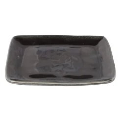 Vierkant bord Toscane - zwart - 20x20 cm