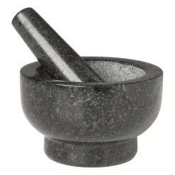 Vijzel graniet - zwart - ø12.5x7.5 cm