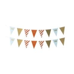 Vlaggenlijn 40 jaar - blauw - 10 meter