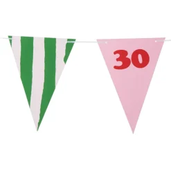 Vlaggenlijn 30 jaar - groen - 10 meter