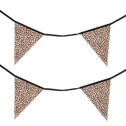 Vlaggenlijn luipaard - 5 meter