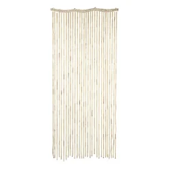 Vliegengordijn - bamboe look - 90x200 cm