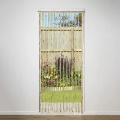 Vliegengordijn - bamboe look - 90x200 cm
