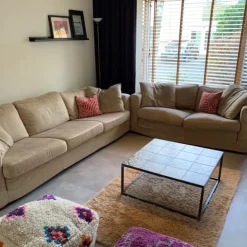 Vloerkleed fluffy - bruin - 120x180 cm