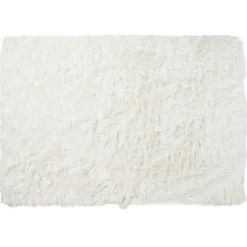 Vloerkleed fluffy - wit - 150x230 cm