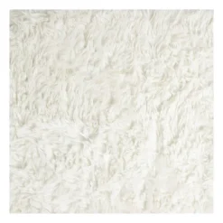 Vloerkleed fluffy - wit - 120x180 cm