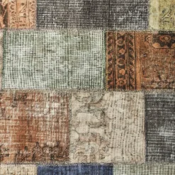 Vloerkleed patchwork - multikleur - 120x180 cm