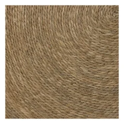 Vloerkleed riet - bruin - ø120 cm