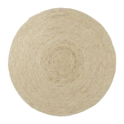 Vloerkleed riet - naturel - ø150 cm