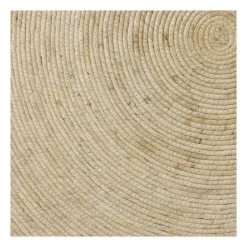 Vloerkleed riet - naturel - ø120 cm