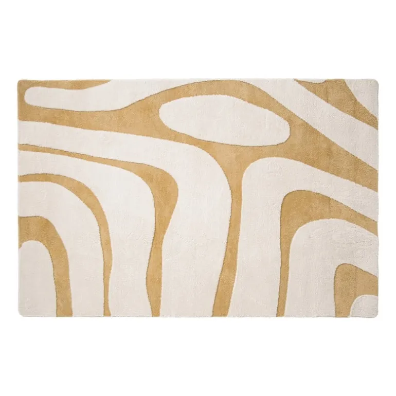 Vloerkleed sherpa - beige - 120x180 cm