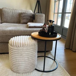 Vloerkleed wave - wit - 120x180 cm