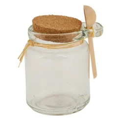 Voorraadpot - kurk en lepeltje - 200 ml