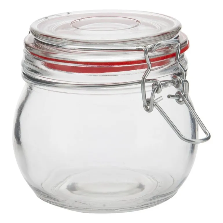 Voorraadpot klemdeksel - rond - 400 ml