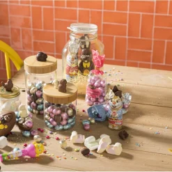 Voorraadpot met bamboe deksel - 600 ml