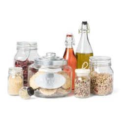 Voorraadpot met houten deksel - 250 ml