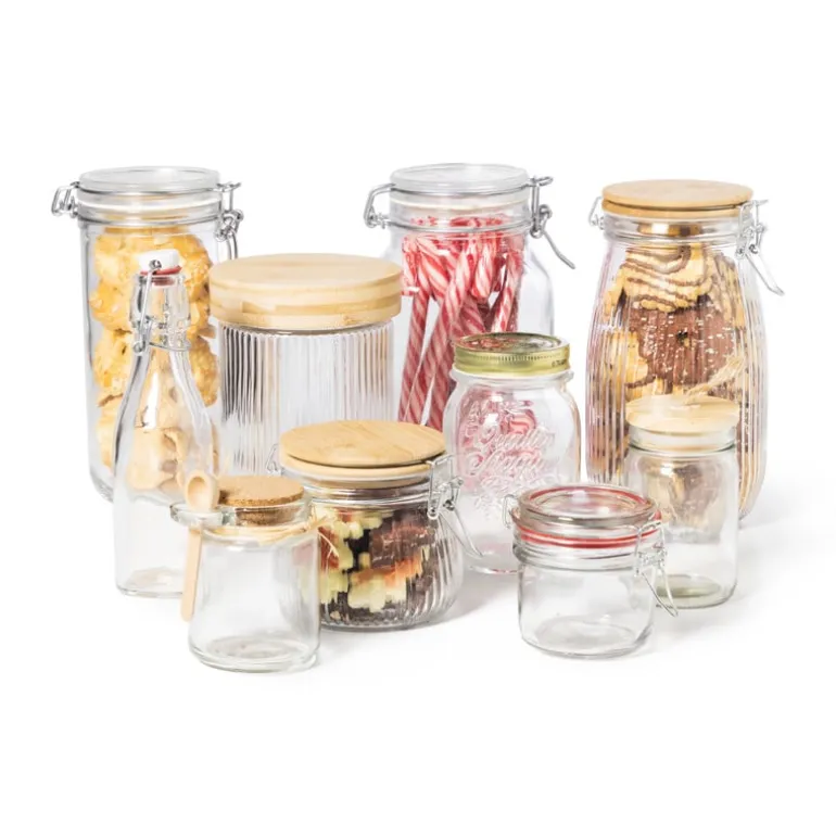 Voorraadpot met houten deksel - 250 ml