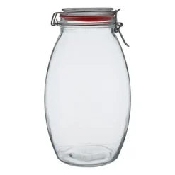 Voorraadpot met klemdeksel - rond - 1.5 liter