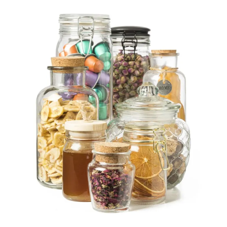 Voorraadpot met kurken deksel - 140 ml