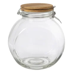 Voorraadpot paulowina hout - ø13x19.5 cm