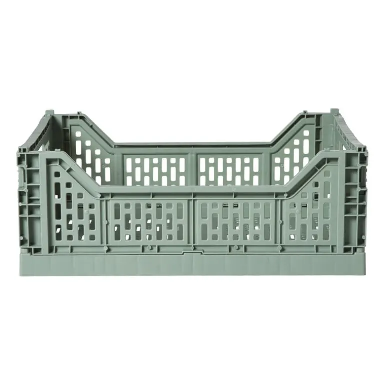 Vouwkrat groot - groen - 14.5x40x30 cm