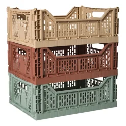 Vouwkrat groot - groen - 14.5x40x30 cm