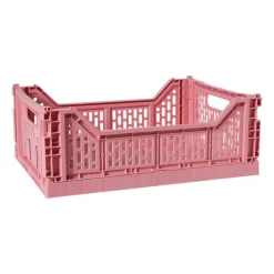 Vouwkrat groot - roze - 14.5x40x30 cm