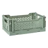 Vouwkrat klein - groen - 6x15x10 cm