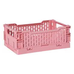 Vouwkrat klein - roze - 6x15x10 cm